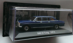 Macheta Mercedes-Benz 240 D Long 1973 (W115) Limuzina - IXO/Altaya 1/43 foto