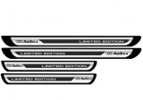 Set stickere protectii praguri gri pentru Audi A4
