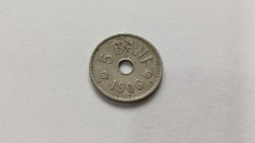 Romania -5 bani 1906 foto