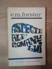 ASPECTE ALE ROMANULUI de E.M. FORSTER , 1968 foto