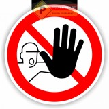 Etichete pentru accesul interzis