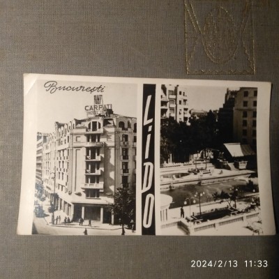 -Y- CARTE POSTALA RPR BUCURESTI - LIDO CIRCULATA foto