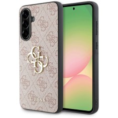 Husa originala Guess Samsung Galaxy A56 5G Hardcase 4G Big Logo, roz, GUHCSA564GMGPI foto