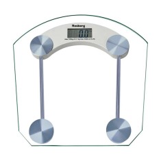 Cantar de baie Rosberg, 180 kg, afisaj LCD, platforma sticla