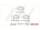 Dr!ve+ DP1010.10.0007 set placute frana,frana disc