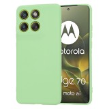 Husa silicon Motorola Edge 70 Asteroid GSM SoftFlex, verde deschis
