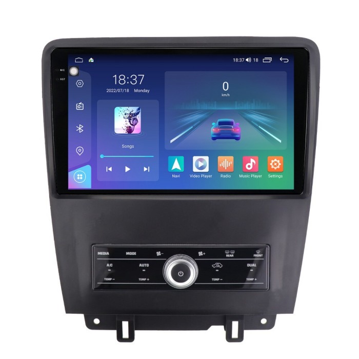 Navigatie dedicata cu Android Ford Mustang 2009 - 2014, 8GB RAM, Radio GPS Dual