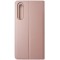 Husa tip carte cu stand Magnet Skin roz auriu pentru Huawei P30
