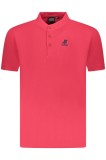Cumpara ieftin U.S. Grand POLO Tricou barbati cu guler tunica, logo brodat, regular fit, rosu, S