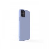 Husa iPhone 12 Mini Lemontti Silicon Soft Slim Lavender Gray