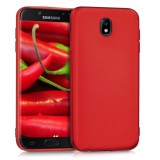 Cumpara ieftin Husa Silicon Rosu Samsung Galaxy J5 2017 MyStyle Perfect Fit - Protectie Soc, Praf, Zgarieturi
