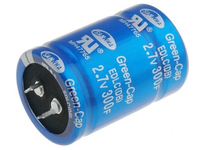 Supercondensator SNAP-IN 300F 2,7V DC 10mm EDLC foto