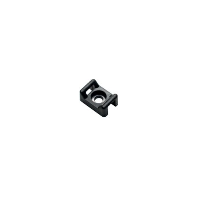 Suport plastic prindere coliere, NEGRU, 23x16x10 mm, 100 buc TAC-2-B foto