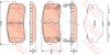 Set placute frana,frana disc HYUNDAI H-1 Starex (H200) caroserie (1997 - 2007) TRW GDB3449
