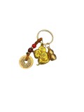 Amuleta GOBI&reg; Feng Shui din metal &ndash; Șarpele Prosperității cu Moneda I-Ching și