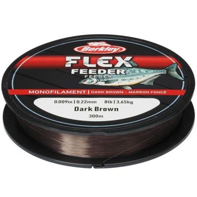 Fir Monofilament Berkley FLEX SS Feeder DarkBrown, 300m, 0.18mm, 2.55kg foto