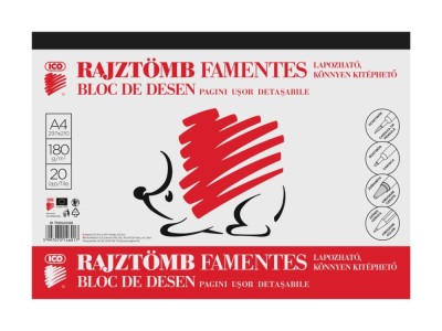 Bloc desen A4 180 g 20 file ICO Arici foto