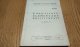 CUNOSTINTE ELEMENTARE POLITIENESTI - p. II -a - Mircea Bratucu - 1948, 249 p.