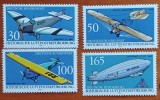 GERMANIA -1901-ISTORIA AVIATIEI&#039;&#039;-set de 4v-MNH NESTAMPILATA