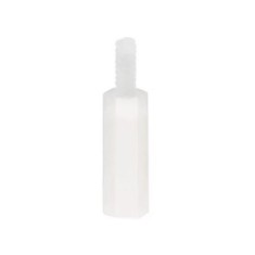 Set 20 distantiere hexagonali nylon M2.5, 25+6mm, alb, izolatori, pentru PCB si electronica