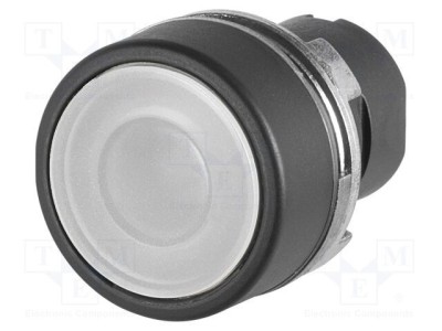 Comutator EAO 22mm Alb IP65 Poz.i stab: 2 Acţionat prin apăsare foto
