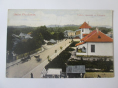 Carte postala Baile Pucioasa-Primaria,circulata 1923 foto