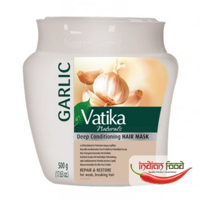 Vatika Naturals Hair Mask Garlic (Masca pentru Par de Usturoi) 500G foto