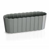 Jardiniera decorativa, gri, 4.9 L, 38.3x14.4x13 cm, Boardee Case