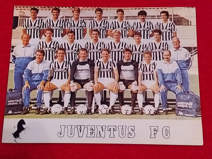 Foto echipa de fotbal JUVENTUS Torino (anii`80)