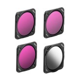 Set profesional 4 filtre magnetice marca STARTRC pentru camera DJI Action 2, CPL, ND16, ND32, ND64