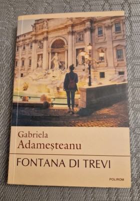 Fontana di Trevi Gabriela Adamesteanu cu autograf foto
