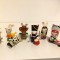 * Lot 7 figurine UNISOFT iepuri albi, cauciuc tare, cca 7 cm inaltime