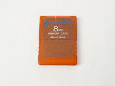 Card memorie Sony Playstation 2 PS2 8 Mb - original SONY - red clear foto