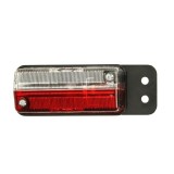 Lampa gabarit alb rosu Hella