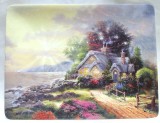 FARFURIE DECORATIVA PORTELAN DECOR THOMAS KINKADE BRADEX EDITIE LIMITATA A NEW DAY DAWNING 21 CM