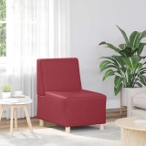 VidaXL Unitate Sofa Modulară Fără Brațe bordo 55 x 74 x 82 cm
