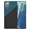 Husa pentru Samsung Galaxy Note 20 5G N981 / Note 20 N980, Techsuit, Carbonite FiberShell, Neagra Bleu