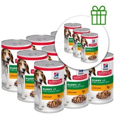 Hill&amp;amp;#039;s Science Plan Canine Puppy Chicken 370g, 9+3 GRATUIT foto