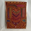 Tablou Art Deco Polinezian Vintage cu Caracatita, Stil Quilt, 49x38cm, Colectie Arta