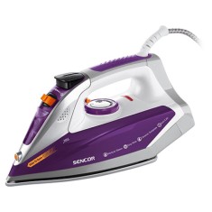 Fier de calcat Sencor, putere 2400 W, talpa ceramica, sistem anti-tartru