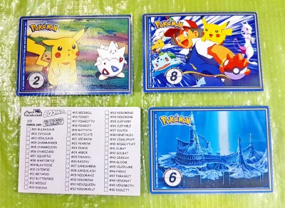 G68-Lot 10 bucati Pokemon colorate. Marimi 6 bucati:9/6,5 cm, 4 bucati 8/ 6,5cm. foto