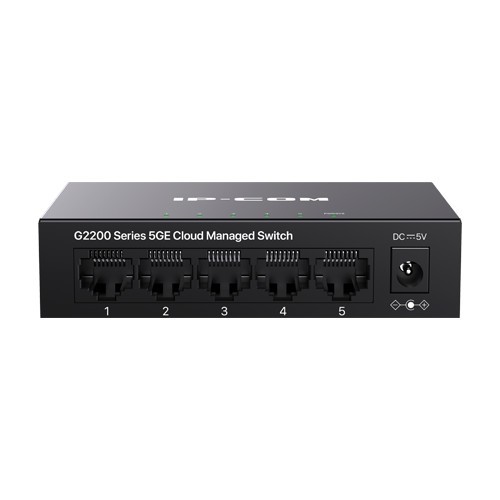 Switch 5 porturi Gigabit, Cloud Management - IP-COM G2205D SafetyGuard Surveillance