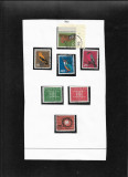 Germania 1963 foaie album cu 9 timbre, Stampilat