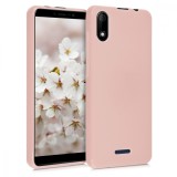 Husa pentru Wiko Y60, Silicon, Rose Gold, 51935.89, Roz, Carcasa, Kwmobile