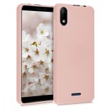 Husa pentru Wiko Y60, Silicon, Rose Gold, 51935.89