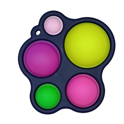 Jucarie antistres flippy - fidget toy, simple dimple, negru foto