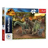 Puzzle Trefl Jurassic World Dinozauri, 200 Piese, Multicolor, 7+ Ani