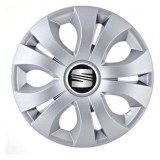 Set 4 Capace Roti Autohelix MSA&reg; potrivite jantelor de 14 inch, Compatibil Cu Seat, model Top Gray