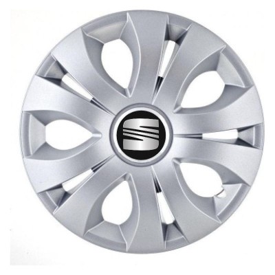 Set 4 Capace Roti 14 inch (R14), Compatibil Cu Seat, model Top Gri foto