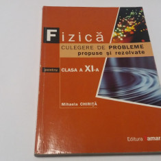 FIZICA PROBLEME PROPUSE SI REZOLVATE PENTRU CLASA A XI-A - MIHAELA CHIRITA